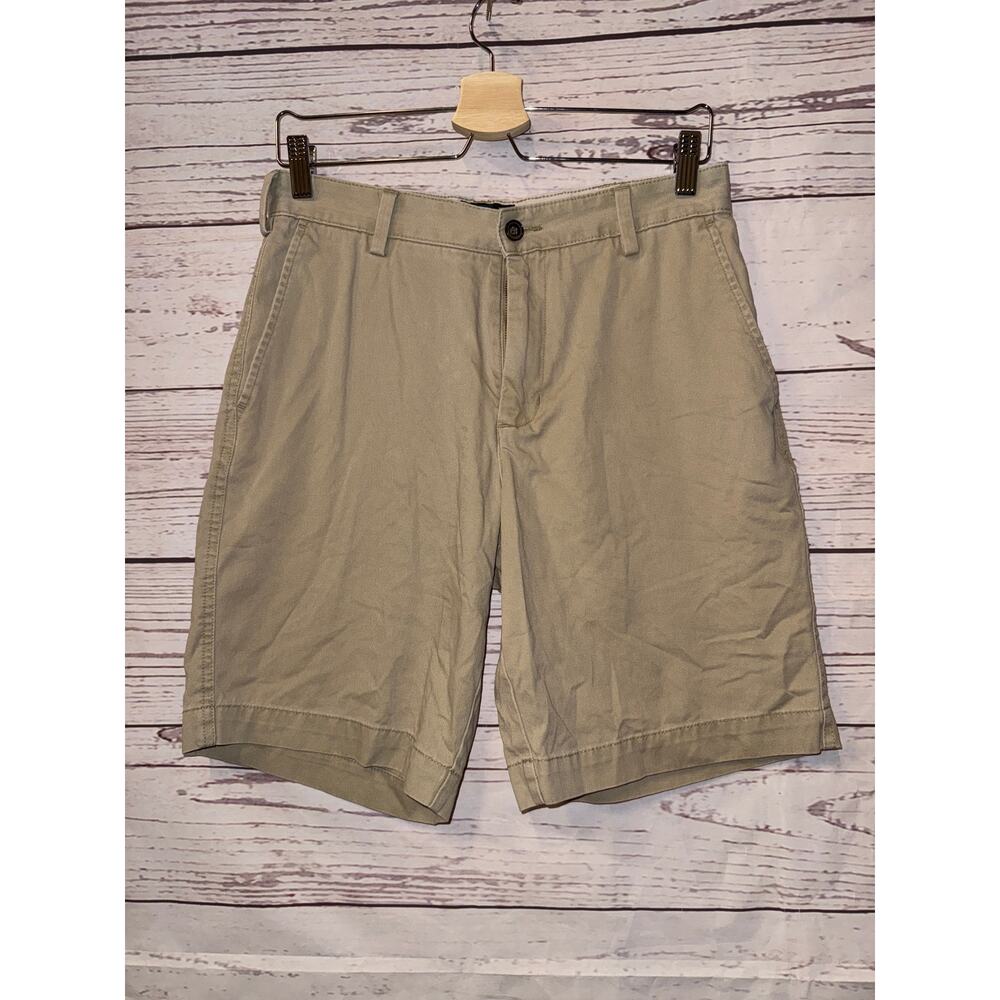 Reed Edward Summer Wash Tan Men Chino Shorts Sz 30 x 9.5